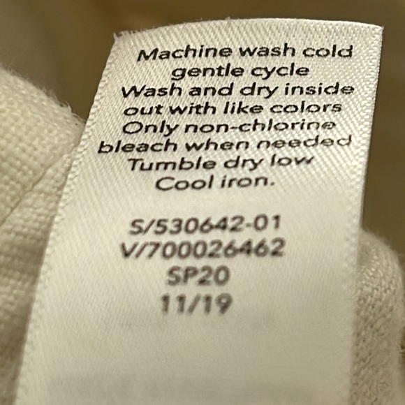 Athleta Cabo linen jogger size 2 white - Picture 10 of 10